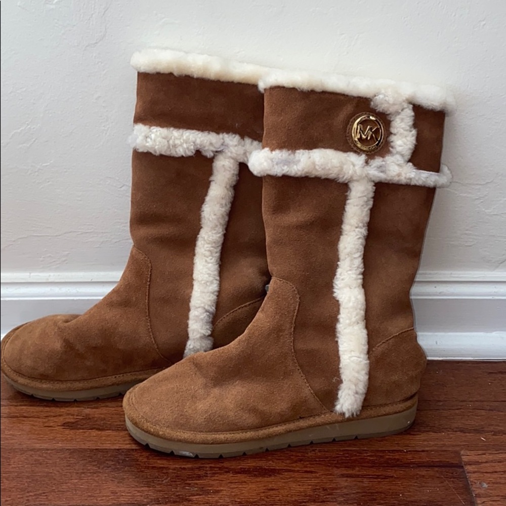 Michael Kors boots, genuine sheep fur